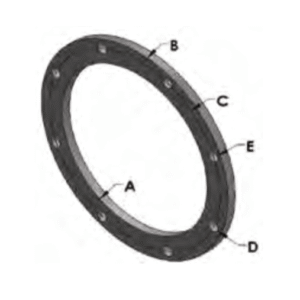 Cat Style Flanges Round